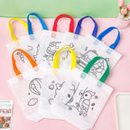 DIY Graffiti Gift Bags with Markers for Kids Parties