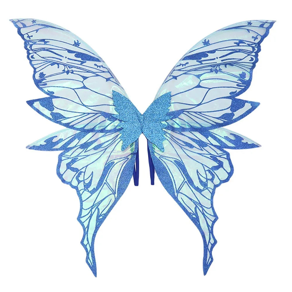 Magical Adults Fairy Wings Girls Sparkling Angel Wings  Costume Wings for Halloween Costume Dress up Party Favor Christmas Gift