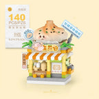 NEW Amusement Park Carousel Pirate Ship Ferris Wheel Halloween Game Street View Building Blocks Kit Girl Bricks Model Toy