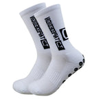 1 Pair Non Slip Soccer Socks Men Non Skid Grip Football Basketball Sport Cycling Socks 2025 New
