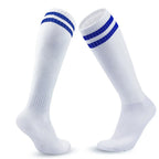Loogdeel Soccer Socks Stretchy Compression Knee High Tube Socks Men Women Teens Kid Breathable Football Athletic Sports Socks