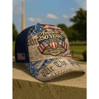 Breathable Patriotic Baseball Cap US 250th Anniversary Cap Retro Washed Versatile Patriotic Cap US 250th Anniversary Tribute Hat