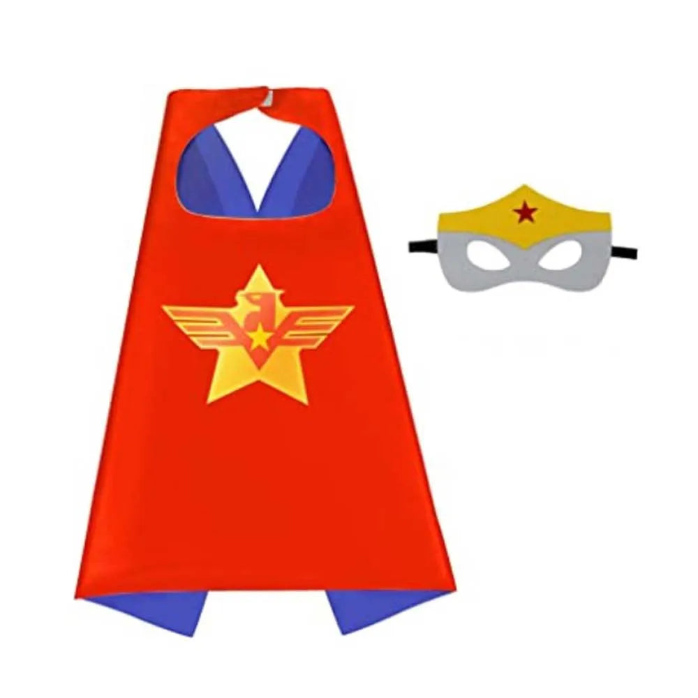 birthday Gifts Superhero Capes for Boy girl  Cartoon Dress Up Costumes Party Supplies Easter halloween cape cloak