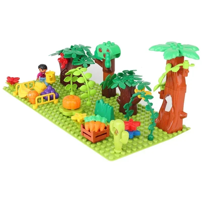 Forest Building Blocks Plant & Tree Accessories for Kids