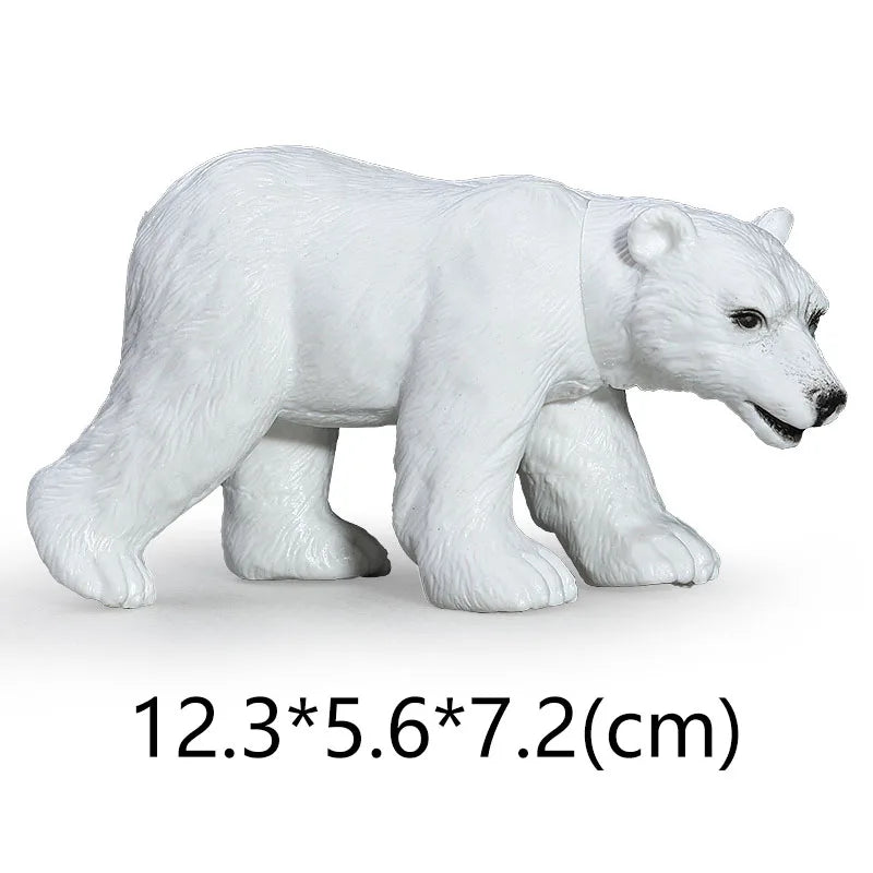 NEW Wild Animal Zoo Tiger Kangaroo Elephant Snake Bear Deer Koala Squirrel Model Figurine Collecta Toy Figures Gift for Children