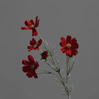 Pastoral Chrysanthemum Cosmos Branch Artificial Flowers Daisy Gesang Floral Wedding Party Vase Home Decor Ornaments Photo Props