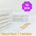 6/12/48pcs/1case Birthday Candles Spiral Cake Candles  Long Thin Cake Candles For Wedding Party And Cake Decoration