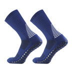 2023 New Silicone Anti slip Football Socks for Men and Women Gripping Outdoor Sports Running Soccer Socks