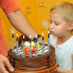 6/12/48pcs/1case Birthday Candles Spiral Cake Candles  Long Thin Cake Candles For Wedding Party And Cake Decoration