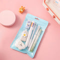 7-In-1 Stationery Set Children Back To School Gel Pen Highlighter Ballpoint Pen Eternal Pencil Tape Eraser Kids Prize Xmas Gift