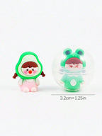50pcs Capsule Dolls Blind Box Surprise Ball, Mini Round Cute Capsule, Perfect Party Favors,Treasure Classroom Prizes