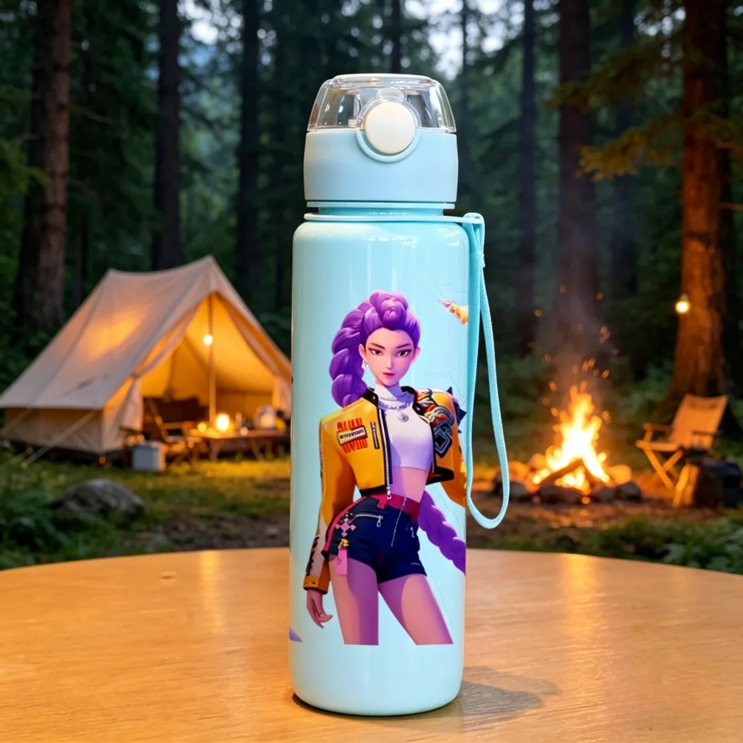 Large Capacity Sports Water Bottle, 3D Textured Design for Gym, Running & Cycling-PVC-Free,High-Quality PC Carry Strap Birthday