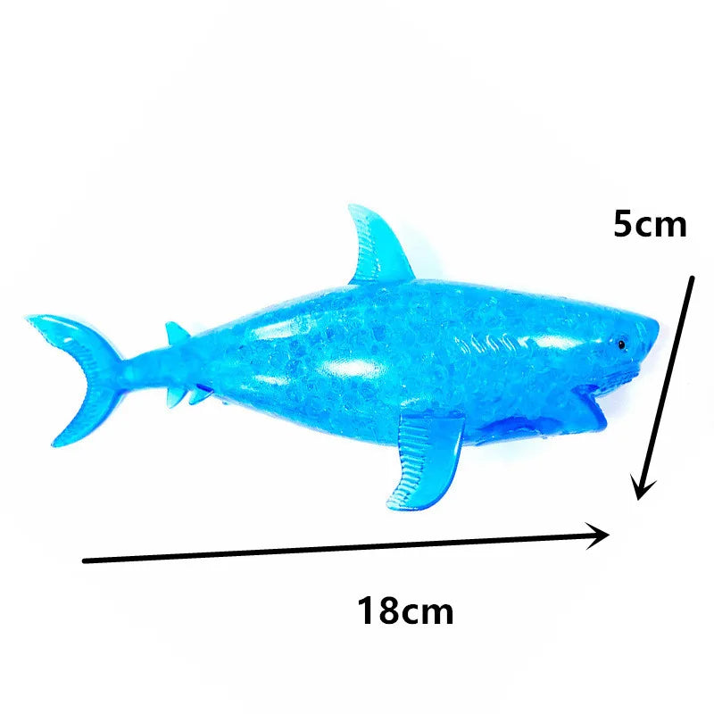 Squishy Shark Stress Balls Dolphin Squeeze Ball Stretchy Stress Squish Ball Sea Animal Squeeze Squishy Toys for Kids Adults