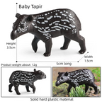 Oenux Realistic Wildlife Animal Model Beaver Badger Wolverine Anteater Pangolin Figurine  Simulation Cognitive Educational Displ
