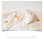 1PC Child Feeding Bib Waterproof Long Sleeve Apron Rice Pocket Feeding Blouse Toddler Bibs Children's Summer Thin Feeding Smock