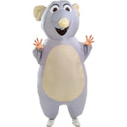 Inflatable Mouse Costume for Adult Blow Up Mouse Rat Cosplay Costume Funny Halloween Party Carnival Cosplay Costume Suit