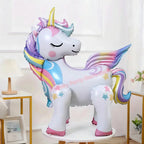 Kids Girls Unicorn Birthday Party Decoration Plate Cup Happy 1st Unicorn 3D Balloon Kid Favors Gift Wedding Baby Shower Supplies