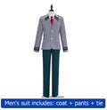 My Hero Academia Anime  Midoriya Izuku Cosplay Costume Todoroki Shoto School Uniform Set Wig Suit Unisex Halloween Role Play