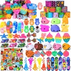60/120 Pcs Pop Party Favor Toys for Kids, Fidgot Goodie Bag Stuffers, Treasure Box Toys, Pinata Filler, Gifts Classroom Prize