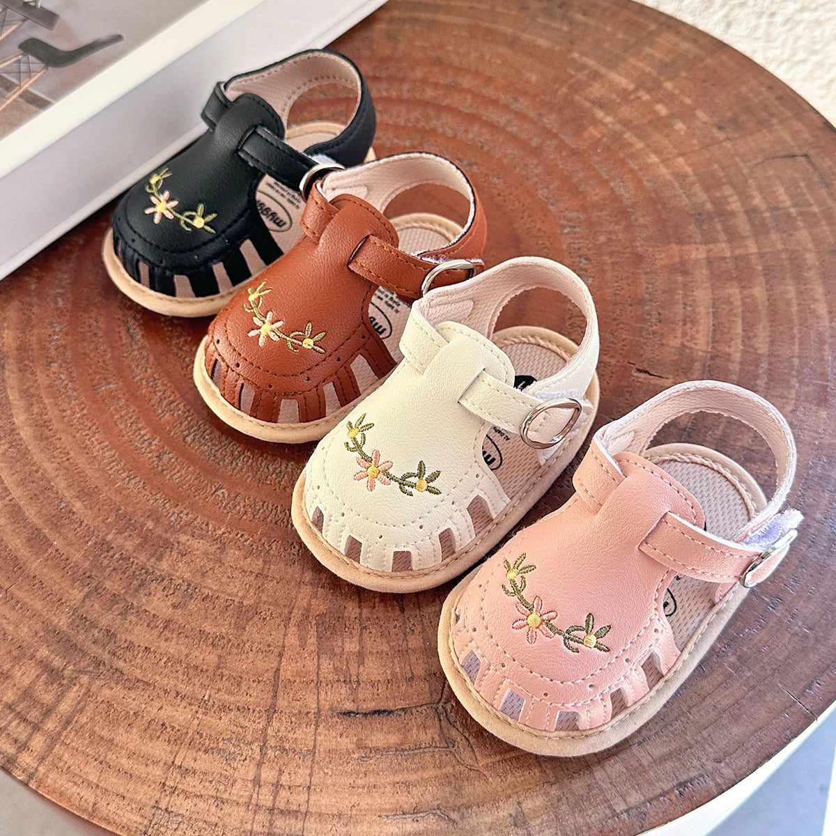 Infant Baby Sandals First Walker Crib Shoes for Boys Girls