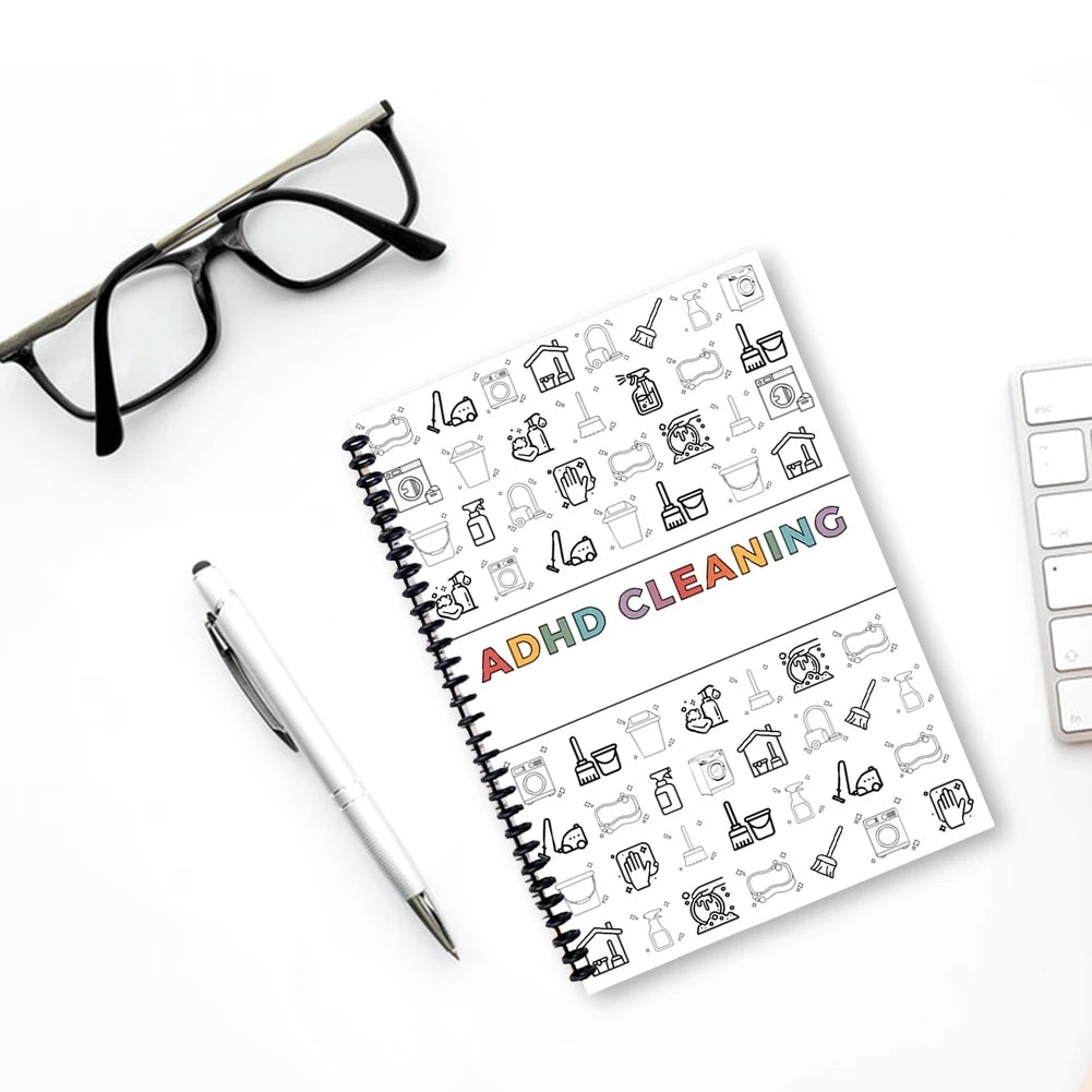 Daily Weekly Monthly Household Cleaning Planner Notebook Family Chore Chart Home Cleaning Task Schedule Organizer