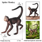 Oenux Simulation Wild Animal Chimpanzee Orangutan Gorilla Tree Sloth Monkey Model Action Figures Garden Miniature Decoration Toy