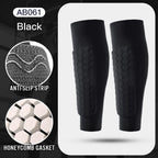 Football Shin Guard Socks Sleeves with Foam,Calf Compression Sleeve Honeycomb Pads,Sports Legging & Soccer Equipment
