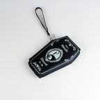 Dark Style Coffin Design Coin Purse Halloween Pattern Clutch Zipper Wallet PU Leather Trendy Purse