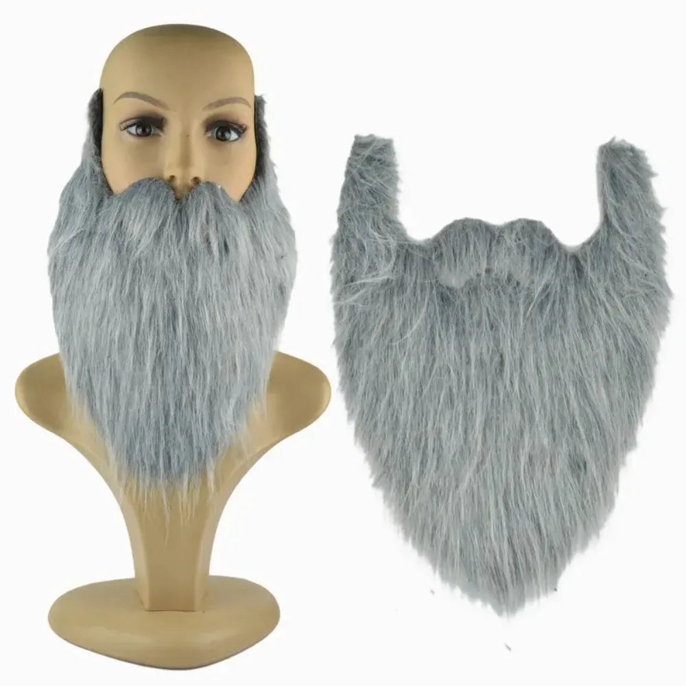 Pirate beard and sideburns simulation facial hair set for Halloween masquerade party stage costume