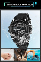 YIKAZE Men’s Digital Sports Watch – Waterproof Military Watch
