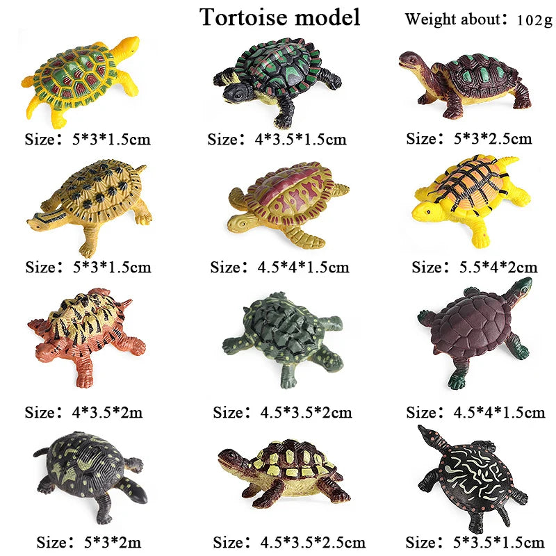 Oenux Mini Wild Forest Animals Insect Dinosaur Model Owl Fox Squirrel Hedgehog Fox Frog Figurines Cake Toppers Kid Toy Gift
