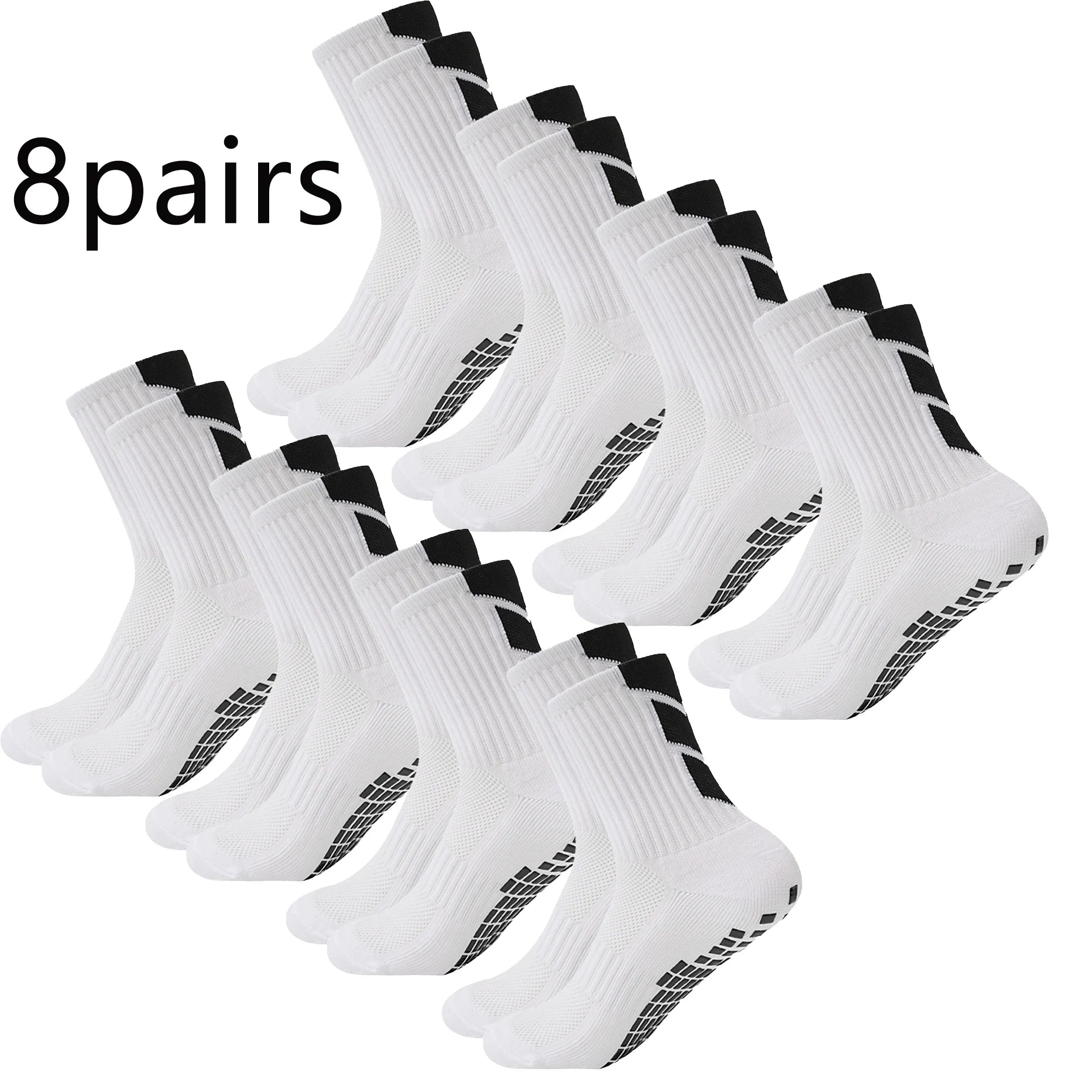 1/4/6/10pairs size38-45mid tubegluedfootball socksfor sports training andcompetition non slip and breathable socks  basketball