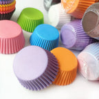 200/300/500pcs Mixed Color Baking Cups Cupcakes Muffin Liners Paper Cup Molds Greaseproof  Wrapper for Party Wedding Birthday