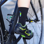 WEST BIKING Professional Cycling Breathable Socks Bicycle Racing Compression Socks Men Soccer Basketball Sports Reflective Socks