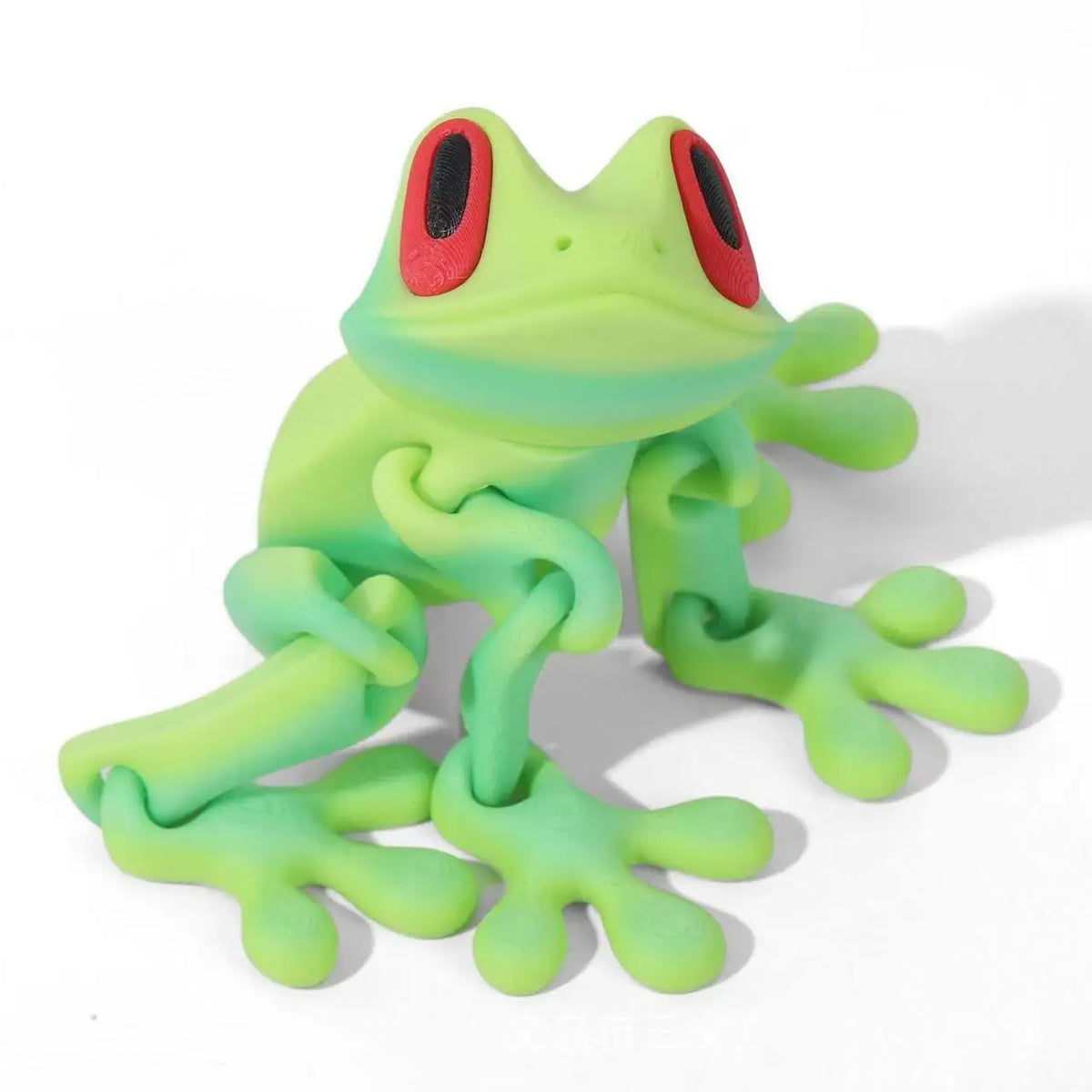 3D Printing Simulation Tree Frog Joint Movable Frog Ornaments Kitchen Home Decoration Office Animal Desk Toy Refrigerator Magnet