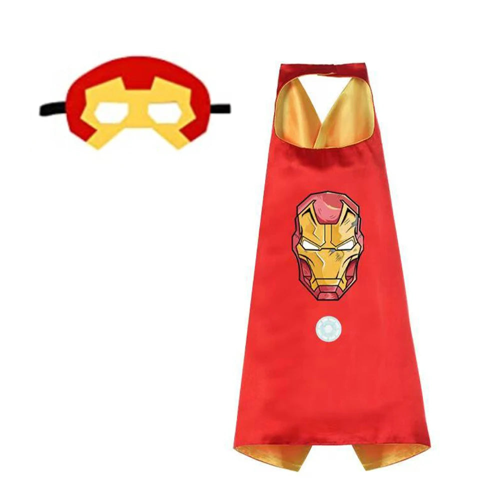birthday Gifts Superhero Capes for Boy girl  Cartoon Dress Up Costumes Party Supplies Easter halloween cape cloak