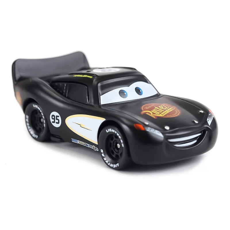 Cartoon Pixar Cars Lightning McQueen 1/55 Metal Die Casting Anime Figure Storm Jackson Racing Toys Collectibles Children's Gifts