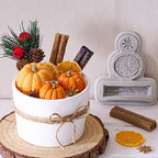 Autumn Candle Silicone Mold DIY Handmade Lemon Cinnamon Star Anise Nuts Pumpkin Molds Plaster Resin Chocolate Cake Decor Supplie