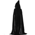 Halloween Adult Kids Witch Cloak Cape Hooded Cosplay Costume Death Cloak Carnival Party Halloween Long Cape 8 Colors