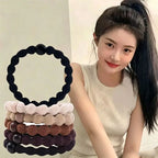 20PCS/Set Basic Bean Elastic Hair Bands For Women Girls High Ponytail Hair Tie Scrunchie Rubber Band Hair Ring Hair Accessories