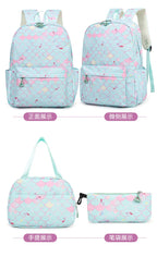 3Pcs/Set KPop Demon Hunter School Bags Girls Teens Rumi Mira Zoey Youth School Backpack Travel School Students Laptop Backpack