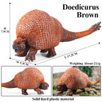 Oenux Prehistoric Wild Animals Doedicurus Armadillo Doedicurus Sabretooth Model Action Figures PVC Collection Toy Kid Gift