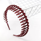 1/2/3pcs Hair Clip Frosted Color Headband Women's Non-slip Band Teeth Simple Pressure Headband Face Headband Hair Accessories