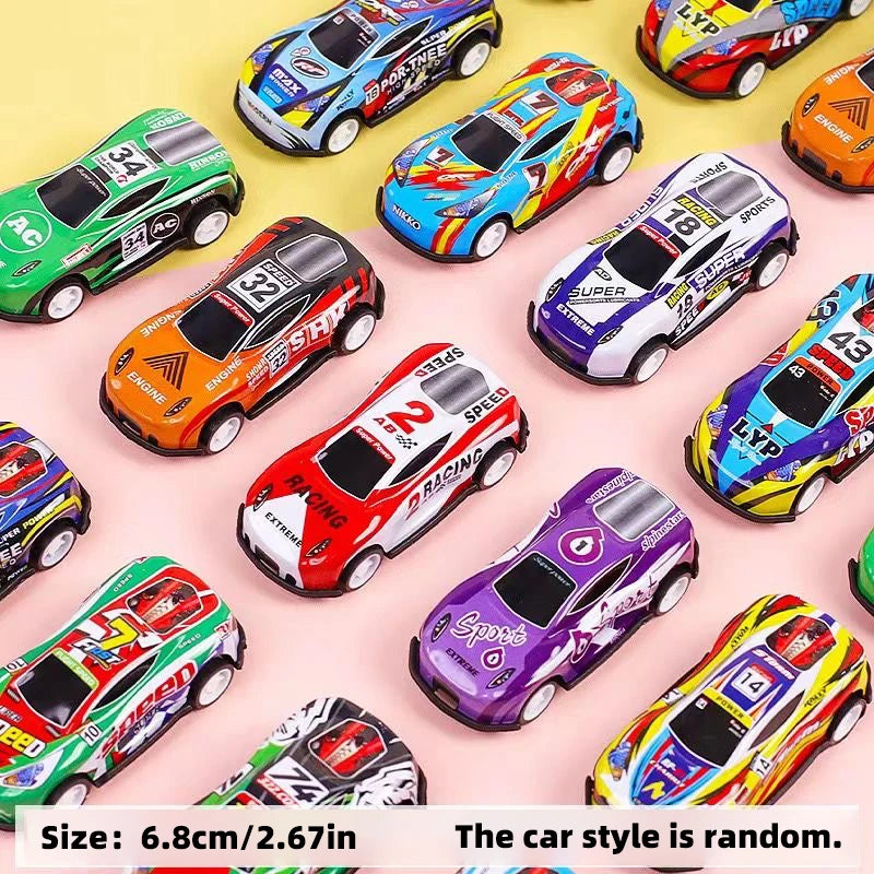 15pcs Children's car sets, alloy car toys, Christmas gift toys, car models, shock-resistant toys