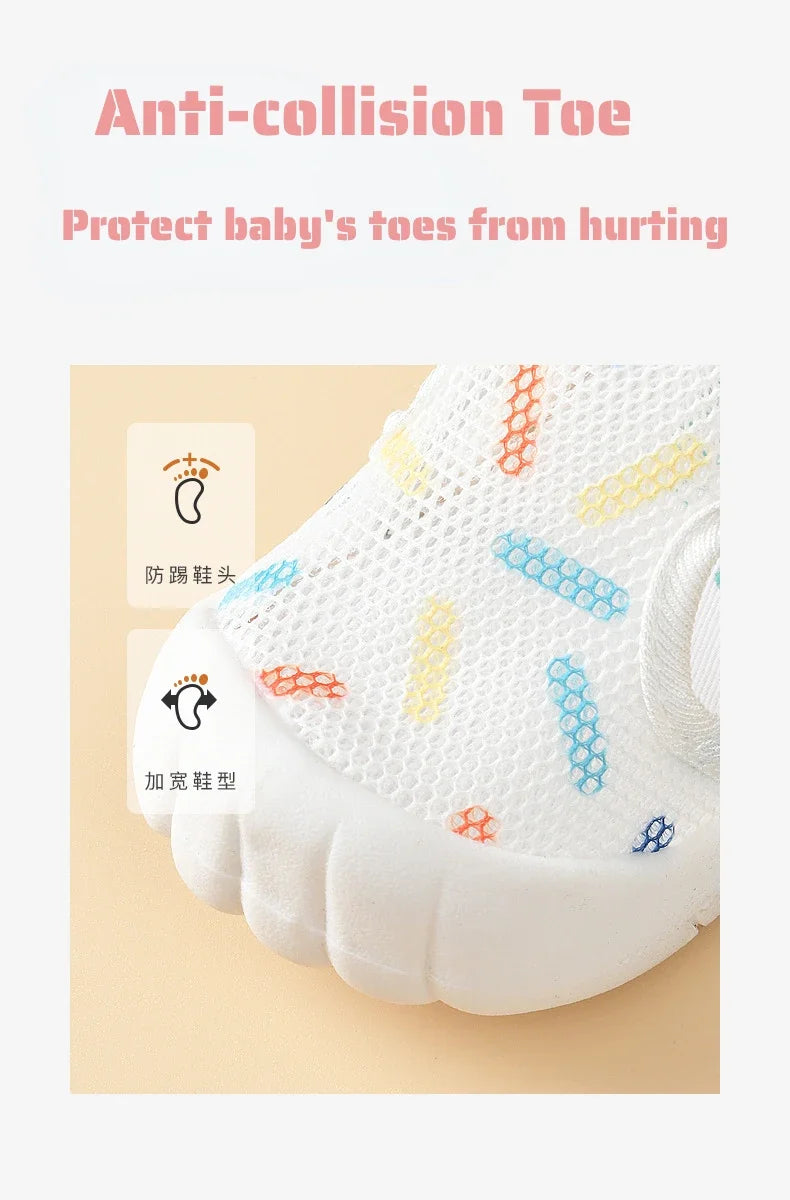 Kids Air Mesh Sandals Lightweight First Walker Shoes for Toddlers
