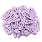 30pcs 3cm Colorful BB Hair Clips Girls Water Drop Shape Hairpin Cute Princess Barrette Simple Snap Clip Kids Hair Accessories