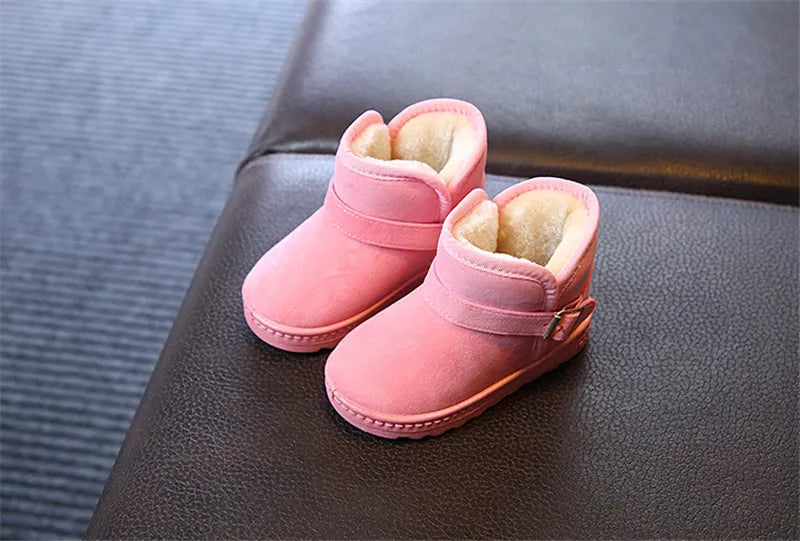 Fashion Children Casual Shoes Girls Boys Cotton Snow Boots Warm Kids Boots Boy Winter Cotton Shoes Sneakers ботинки мартин