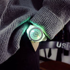 LED Light Flash Luminous Watch – Silicone Rhinestone Wristwatch