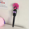 Furry Mechanical Boxing Stress Relief Pen Cartoon Funny Big Mouth Ballpoint Pen Stress Relief Office Supplies Creative Gift