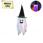 LED Flying Witch Hats Halloween Decorations Hanging Ghost Lights Glowing Wizard Lamp for Bar Party Dress Up